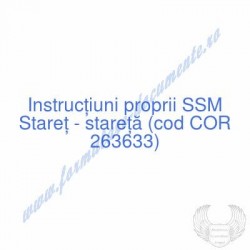 Stareţ - stareţă (cod COR...