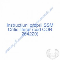 Critic literar (cod COR...