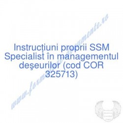 Specialist în managementul...