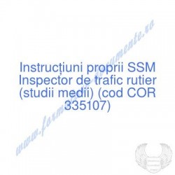 Inspector de trafic rutier...