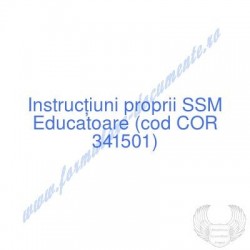 Educatoare (cod COR 341501)...