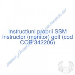 Instructor (monitor) golf...