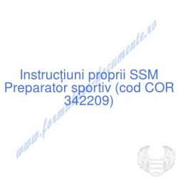 Preparator sportiv (cod COR...