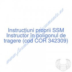 Instructor în poligonul de...