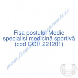 Medic specialist medicină...