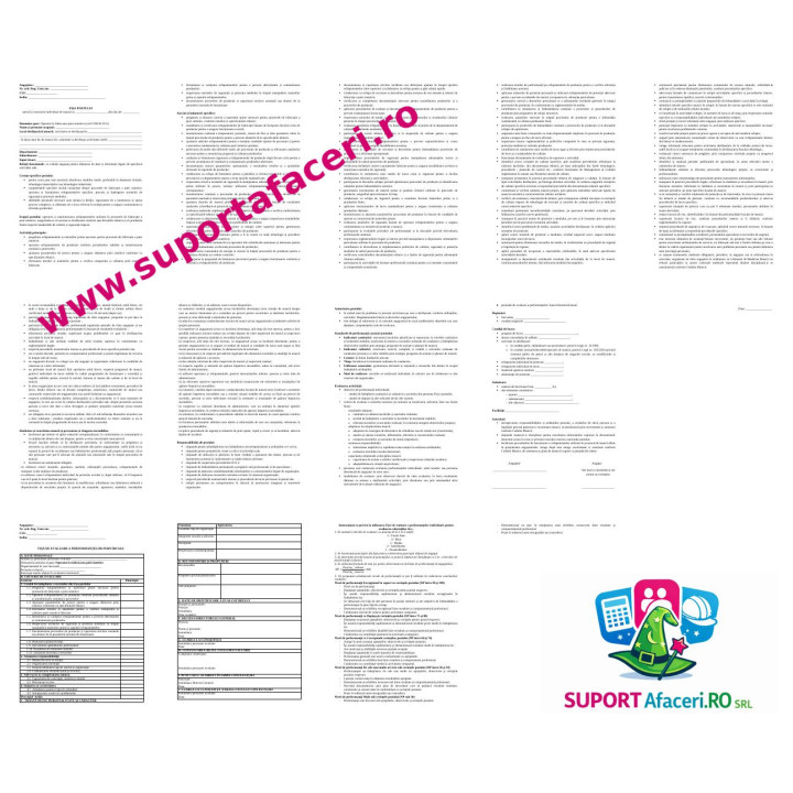 Fișa postului Operator la fabricarea pieii sintetice – model editabil DOC