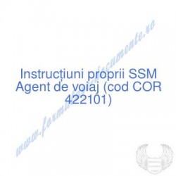 Agent de voiaj (cod COR...