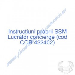 Lucrător concierge (cod COR...