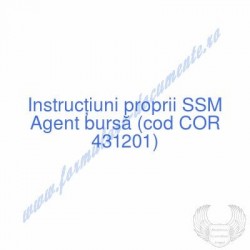 Agent bursă (cod COR...