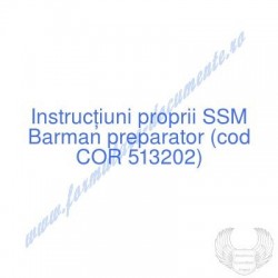 Barman preparator (cod COR...