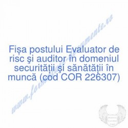 Evaluator de risc şi...