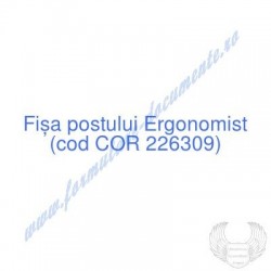 Ergonomist (cod COR 226309)...