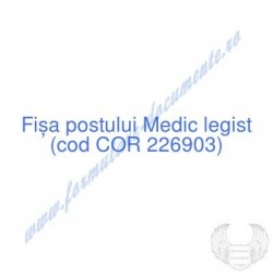 Medic legist (cod COR...