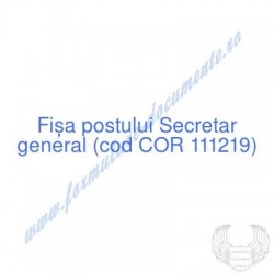 Secretar general (cod COR...