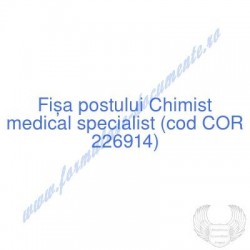 Chimist medical specialist...