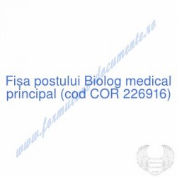 Biolog medical principal...