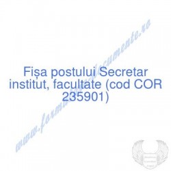 Secretar institut,...