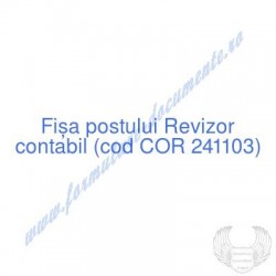 Revizor contabil (cod COR...