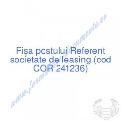 Referent societate de...