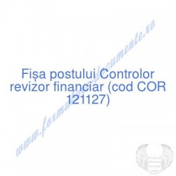 Controlor revizor financiar...