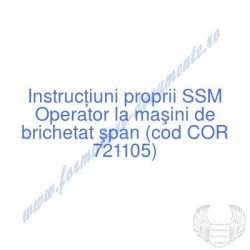 Operator la maşini de...