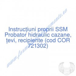 Probator hidraulic cazane,...