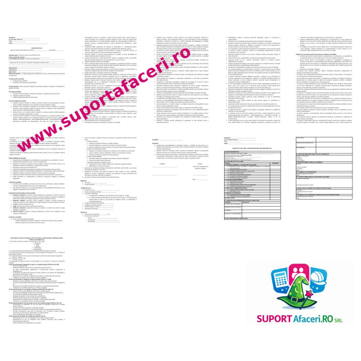 Fișa postului Femeie de serviciu – model editabil DOC