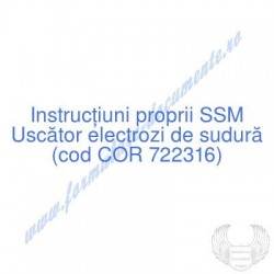 Uscător electrozi de sudură...