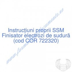 Finisator electrozi de...