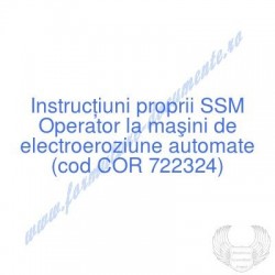 Operator la maşini de...