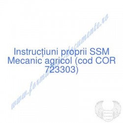 Mecanic agricol (cod COR...