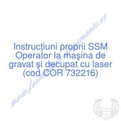 Operator la maşina de...