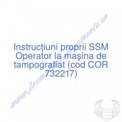 Operator la maşina de...