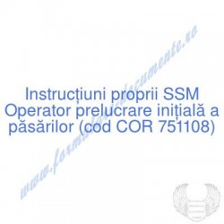 Operator prelucrare...