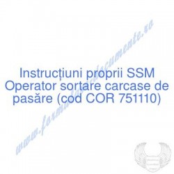 Operator sortare carcase de...