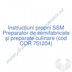 Preparator de semifabricate...