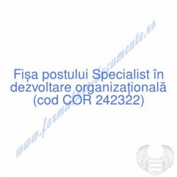 Specialist în dezvoltare...