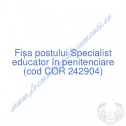 Specialist educator în...