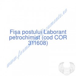 Laborant petrochimist (cod...