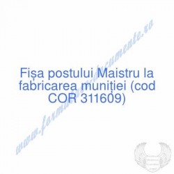 Maistru la fabricarea...