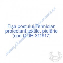 Tehnician proiectant...