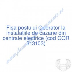 Operator la instalaţiile de...