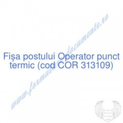 Operator punct termic (cod...