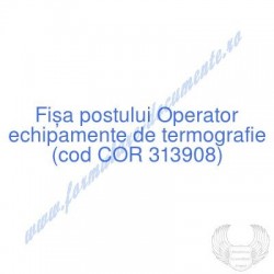 Operator echipamente de...