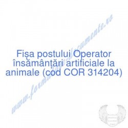 Operator însămânţări...