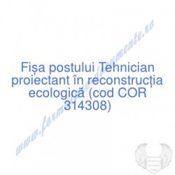 Tehnician proiectant în...