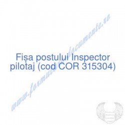 Inspector pilotaj (cod COR...