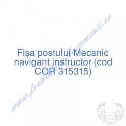 Mecanic navigant instructor...