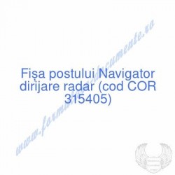 Navigator dirijare radar...