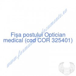 Optician medical (cod COR...